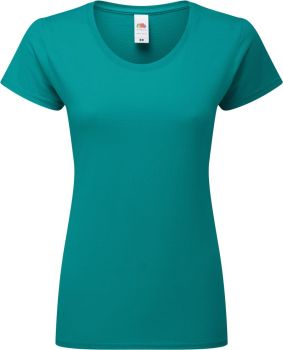 F.O.L. | Dámské tričko z těžké bavlny ocean teal XS