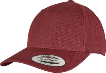 Flexfit | 5 panelová Snapback kšiltovka maroon onesize