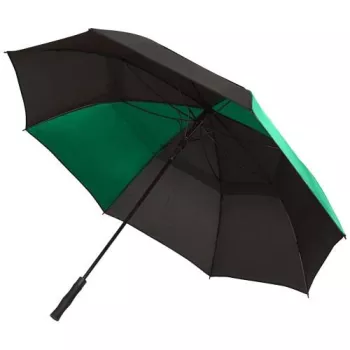 Jeff větruodolný golfový deštník, 30" zelená