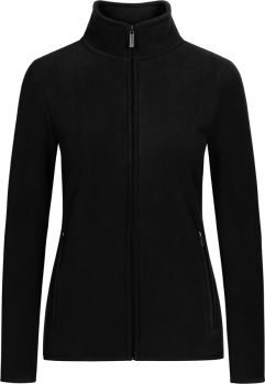Promodoro | Dámská dvojitá fleecová bunda black/black L