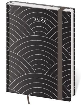 Týždenný diár B6 Vario Round s gumičkou