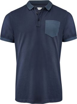 James Harvest | Pánské piqué polo z těžké bavlny "Two-Tone" navy S