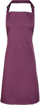 Premier | Zástěra s laclem "Colours" aubergine onesize