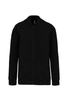 FULL ZIP FLEECE SWEATSHIRT Black L