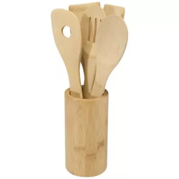 Tala sada kuchyňského náčiní z bambusu dřevo