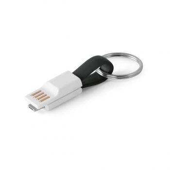 RIEMANN. USB kábel s konektorom 2 v 1 Čierna
