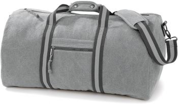 Quadra | Vintage plátěná cestovní taška vintage light grey onesize