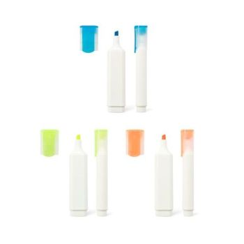 FLETCHER. Zvýrazňovač z PP s lesklým povrchom Žltá