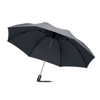 DUNDEE FOLDABLE Skládací oboustranný deštník grey