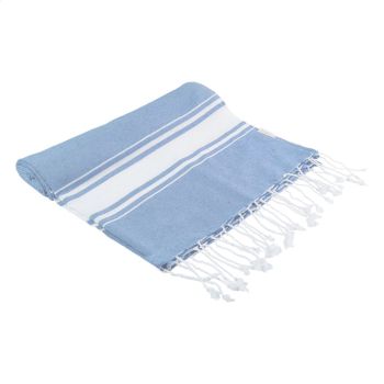 Cancun plážový uterák z recyklovanej bavlny light blue