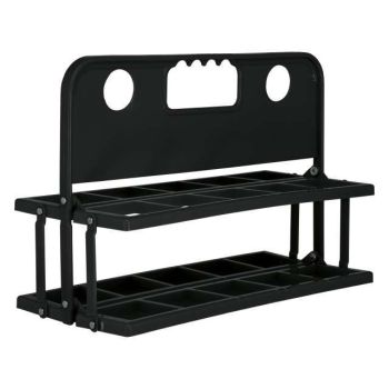 FOLDABLE BOTTLE CARRIER - 10 BOTTLES Black U