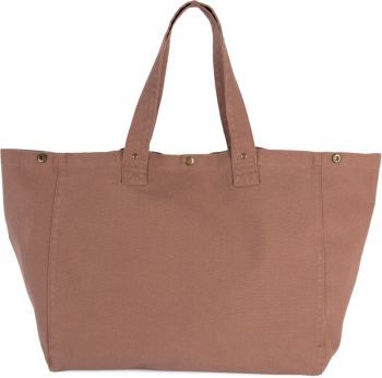 Kimood | Velká taška washed santal brown onesize