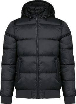 Kariban | Bunda ripstop s kapucí black S