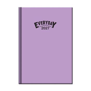 Denný diár A5 Everyday COLORS fialový 2027