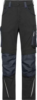 James & Nicholson | Pracovní kalhoty "Modern Style" - Strong black/carbon (25)