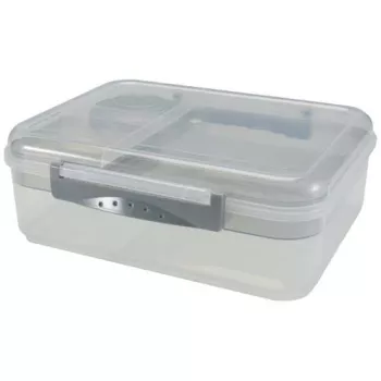 Cravee 1450ml svačinový box světle šedá