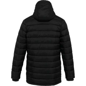 MEN'S LIGHTWEIGHT HOODED PADDED PARKA Black L