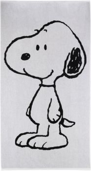 Vossen | Plážová osuška black/white onesize