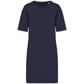 T-SHIRT DRESS Washed Coal Grey S