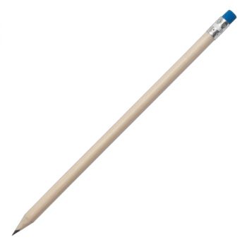 WOODEN tužka,  modrá/přírodní