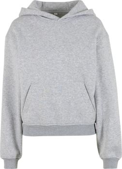 Build your Brand | Dámská oversize mikina s kapucí "Loose Fit" heather grey XS