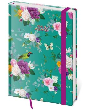 Denný diár A5 Vario Romance s gumičkou