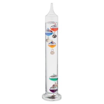GALI Teploměr Galileo skleněný 28cm transparentní