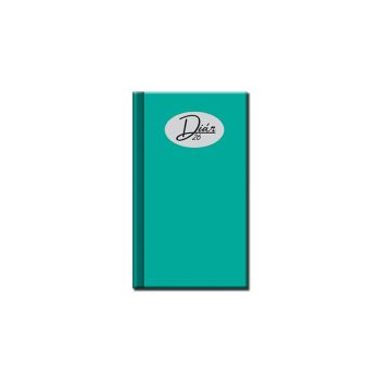 Mini diár FSC A6 COLORS zelenomodrý 2026