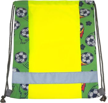 Korntex | Dětský sportovní vak "Action" hi vis yellow/football onesize