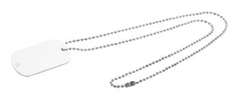 Delta náhrdelník s identifikačným štítkom silver