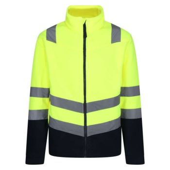 PRO HI VIS 250 FLEECE Yellow/Navy 3XL