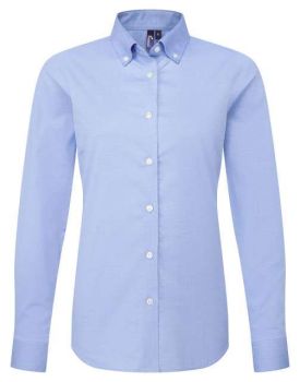 SUPREME’ OXFORD WOMEN’S LONG SLEEVE SHIRT Oxford Blue M