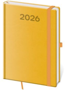 Denný diár A5 Print Pop žltý