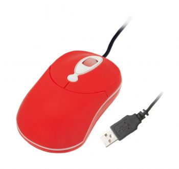 Keita optical mouse red , white