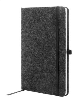 Refelt Note A5 RPET plstený blok dark grey