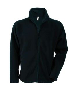 MARCO - FULL ZIP  MICRO FLEECE JACKET Black L