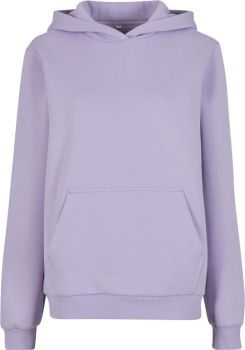 Build your Brand | Dámská oversize mikina s kapucí "Fluffy" lilac M