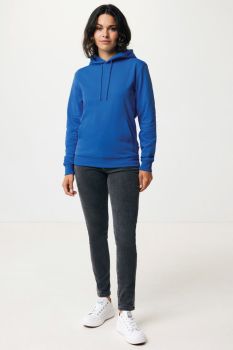 Mikina s kapucňou Iqoniq Jasper z recykl. bavlny kráľovská modrá