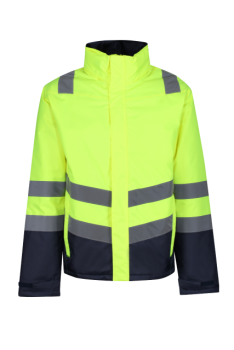 HI-VIS PRO TWO TONE INSULATED PARKA Orange/Navy 3XL