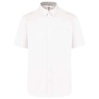 MEN'S ARIANA III SHORT SLEEVE COTTON SHIRT White L