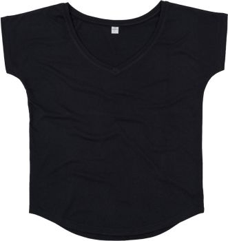 Mantis | Dámské tričko "Loose Fit" s výstřihem do V black S