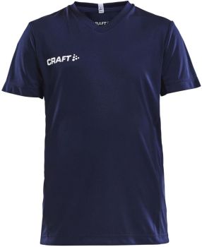 Craft | Dětské sportovní tričko s výstřihem do V navy 134-140