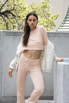 WOMEN'S TRI-BLEND LEISURE PANTS Tri-Creole Pink M
