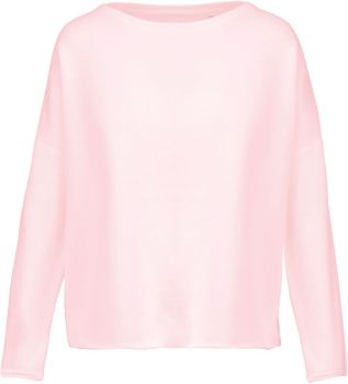 Kariban | Dámská oversize mikina pale pink L/XL