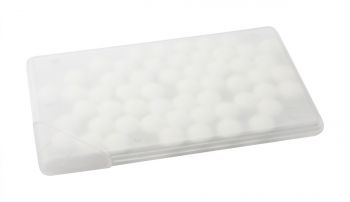 Card krabička s mentolovými cukríkmi frosted white