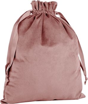 BagBase | Sametový dárkový pytel rose quartz M