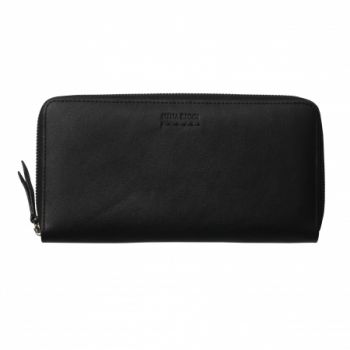 Zipped wallet Sellier Noir