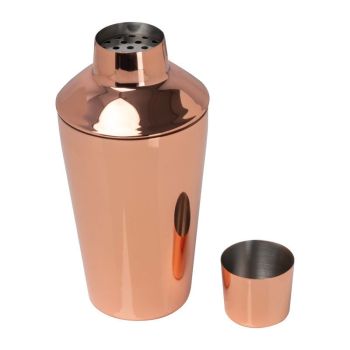 CrisMa koktailový shaker s medeným povrchom, 500 m rose gold