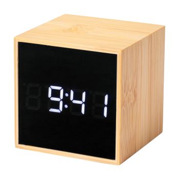 Melbran alarm clock natural , black