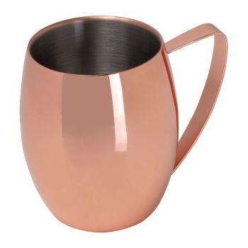 CrisMa nerezový pohár, 400 ml rose gold